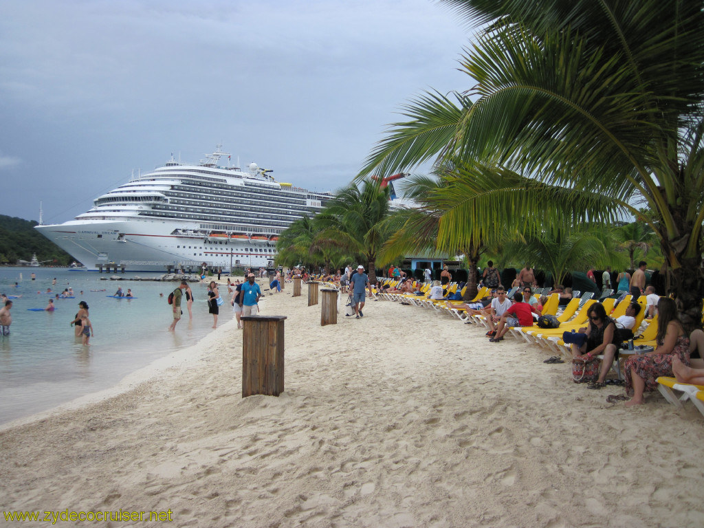 061: Carnival Conquest, Roatan, Mahogany Beach, 