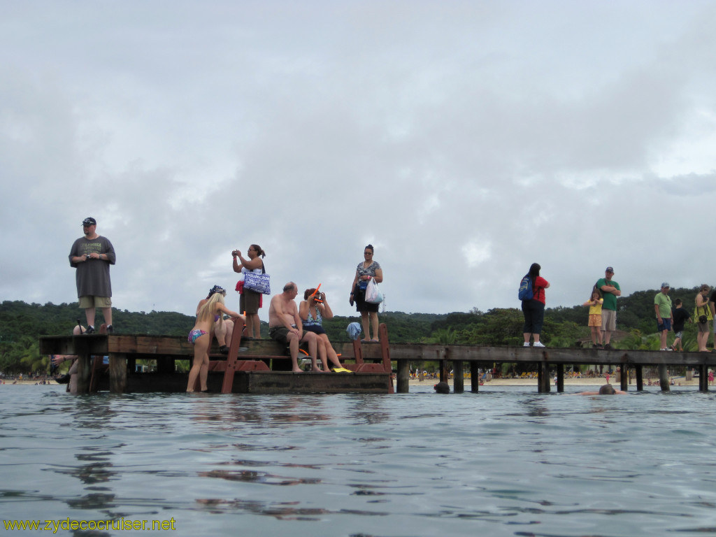 086: Carnival Conquest, Roatan, Snorkeling off of Mahogany Beach, 