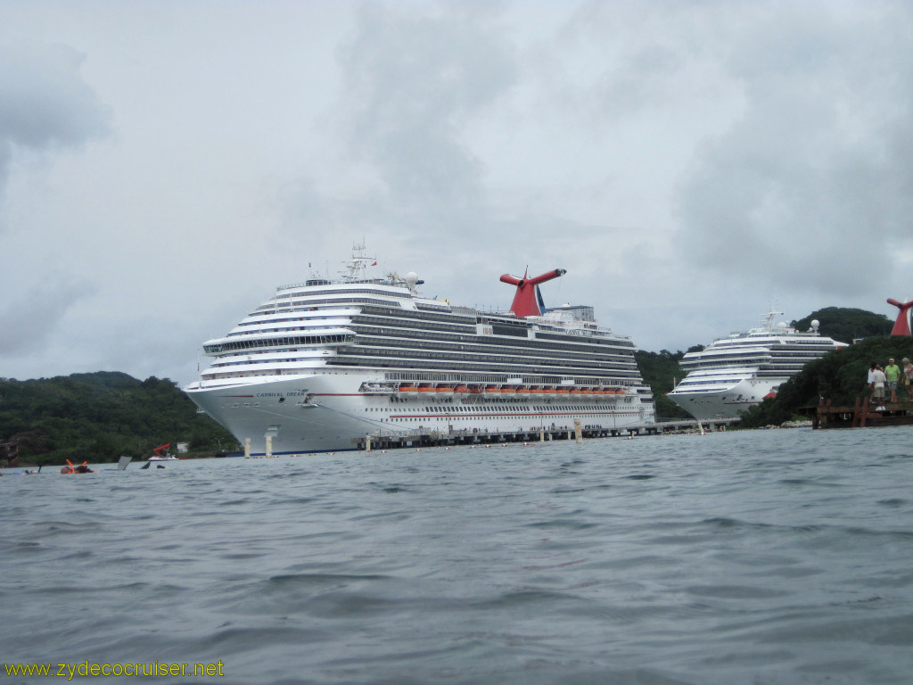 103: Carnival Conquest, Roatan, Snorkeling off of Mahogany Beach, 