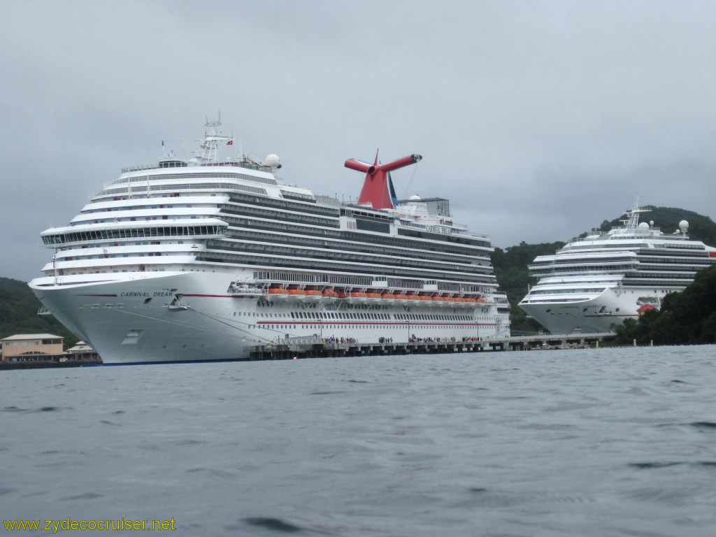 125: Carnival Conquest, Roatan, Snorkeling off of Mahogany Beach, 