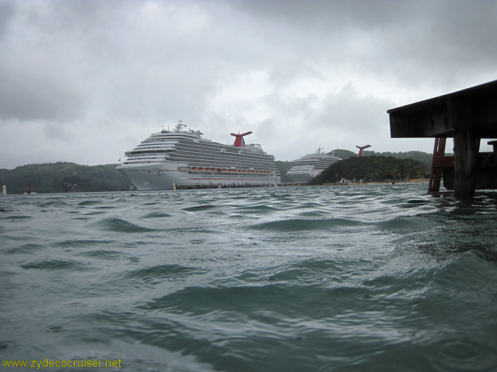 137: Carnival Conquest, Roatan, Snorkeling off of Mahogany Beach, 