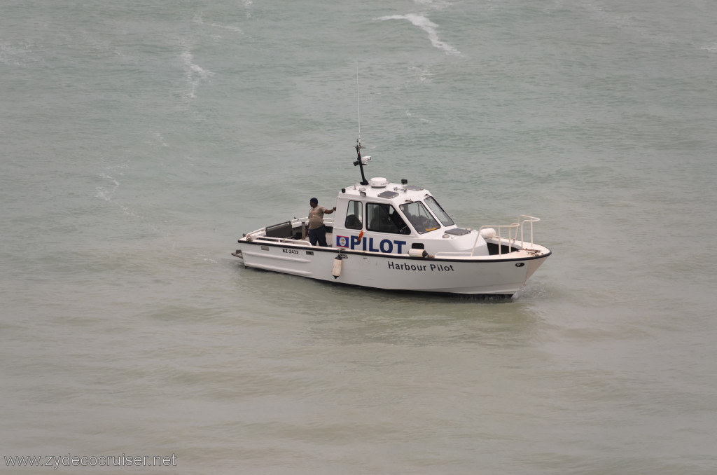 007: Carnival Conquest, Belize, Pilot Boat, 