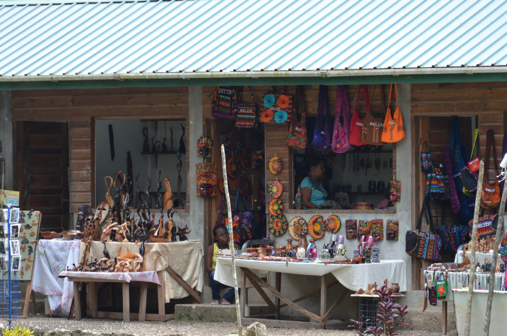 034: Carnival Conquest, Belize, Belize City Tour and Altun Ha, Vendors didn't wander from their stores.