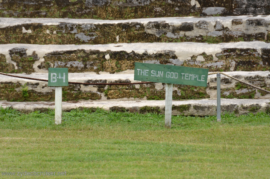 123: Carnival Conquest, Belize, Belize City Tour and Altun Ha, B-4, The Sun God Temple / Temple of Masonry Alters, 