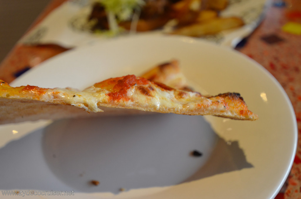 192: Carnival Conquest, Belize, Pizza Pirate pepperoni pizza, 