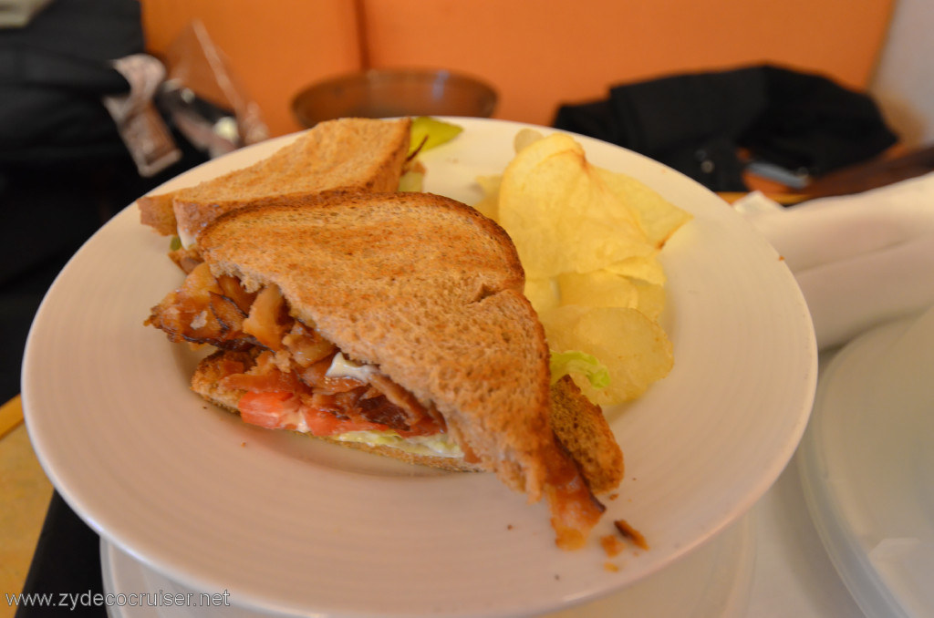 196: Carnival Conquest, Belize, Room Service, BLT, 