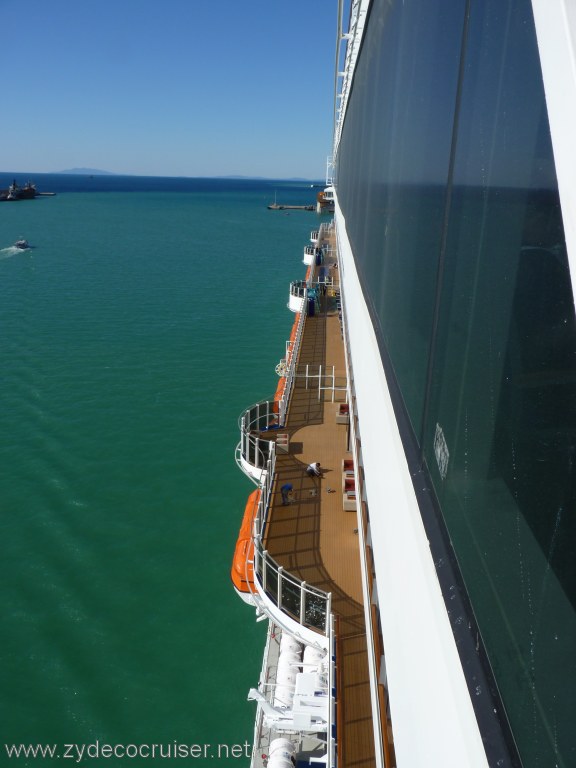 3219: Carnival Dream, Mediterranean Cruise, Civitavecchia, Promenade Deck