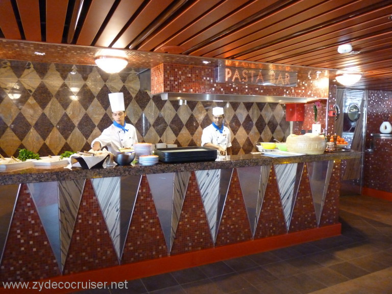 3257: Carnival Dream, Mediterranean Cruise, Civitavecchia, Pasta Bar