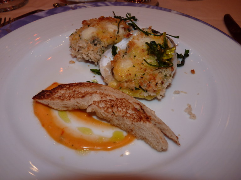 Carnival Dream - Baked Oysters Rockefeller