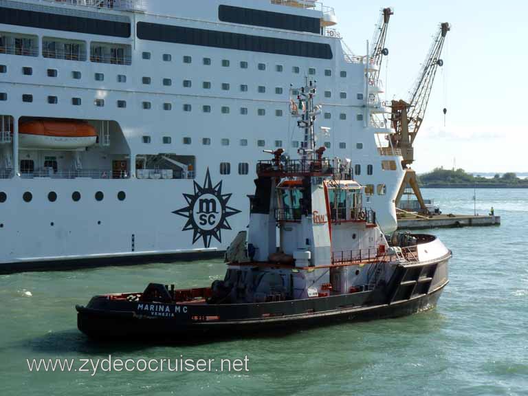 4638: Carnival Dream - Venice, Italy - One of the tugs to help cruise ships