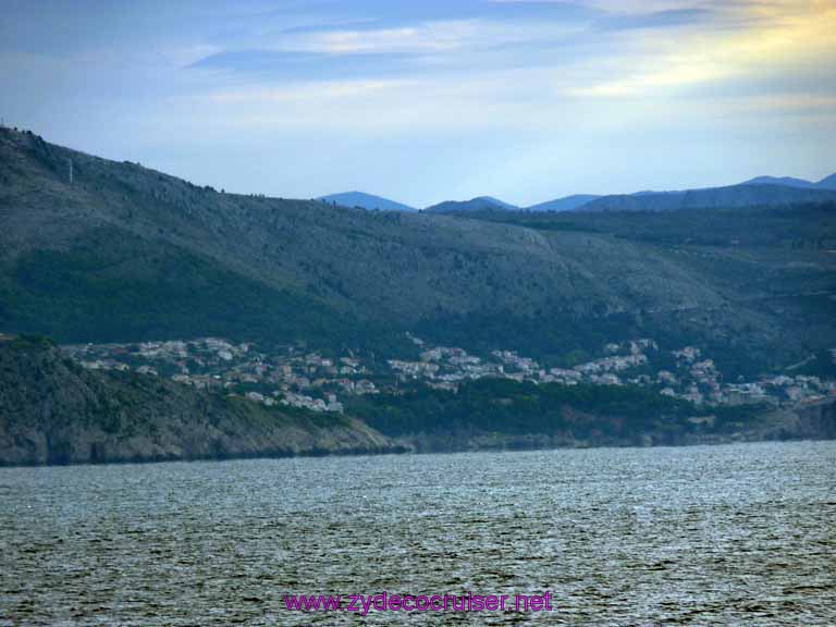 4698: Carnival Dream approaching Dubrovnik, Croatia