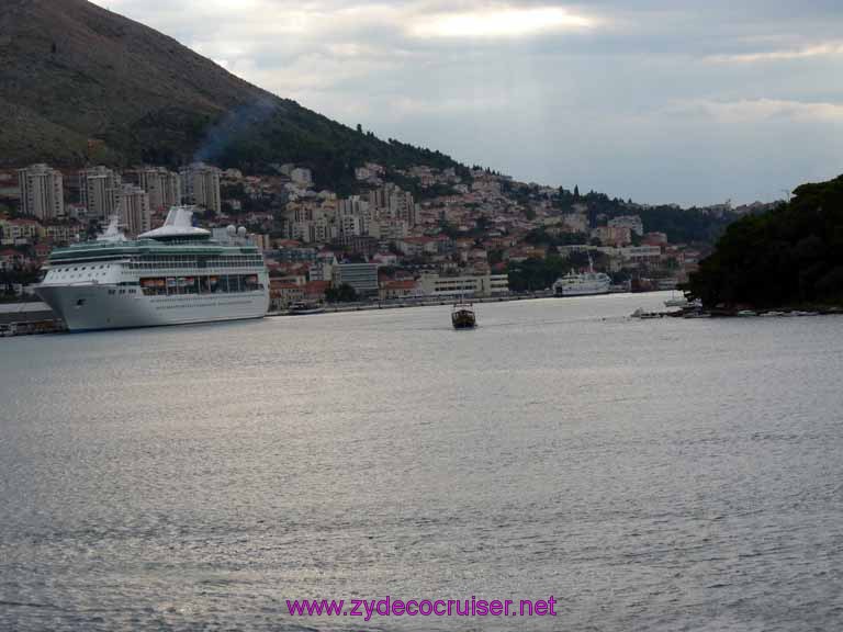 4699: Carnival Dream approaching Dubrovnik, Croatia