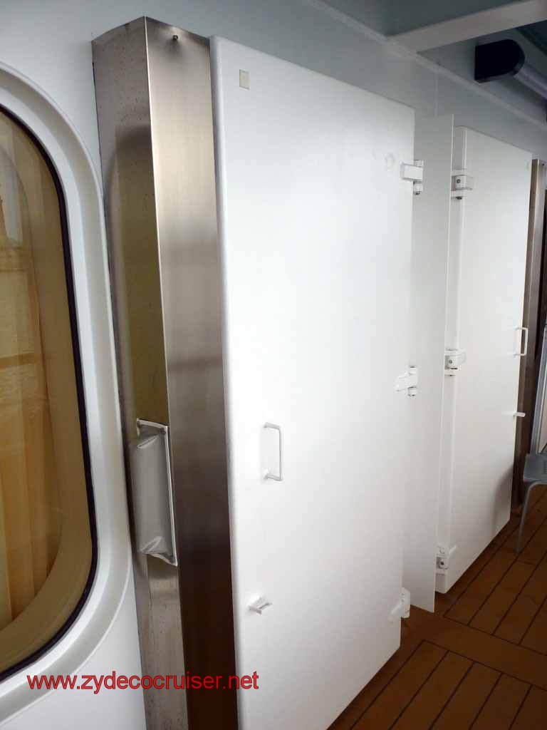 5528: Carnival Dream - Messina - Sealing off the Cove Balcony Doors