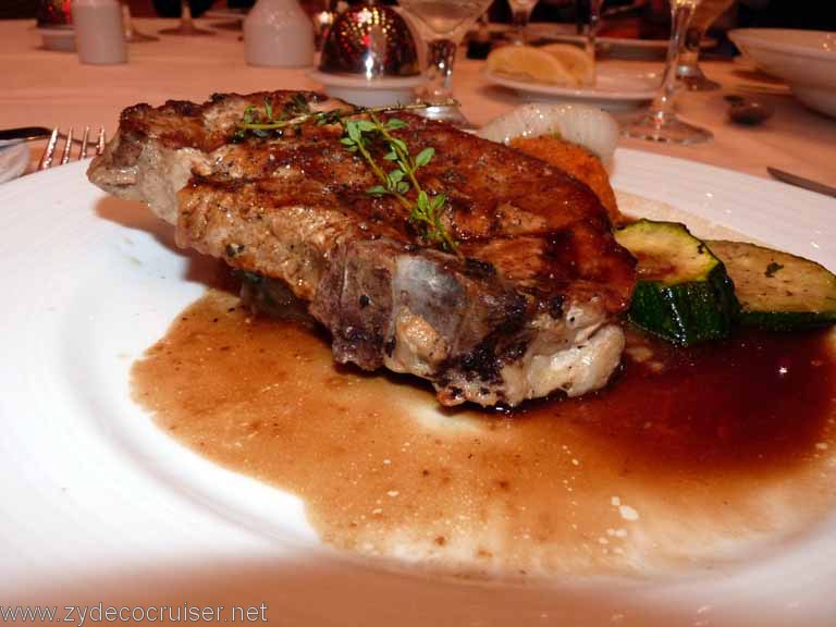 5830: Carnival Dream, Monte Carlo, Monaco - Grilled, Marinated Center Cut Pork Chop