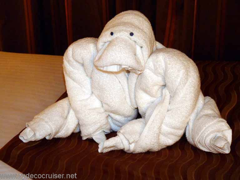 5835: Carnival Dream, Monte Carlo, Monaco - Towel Animal