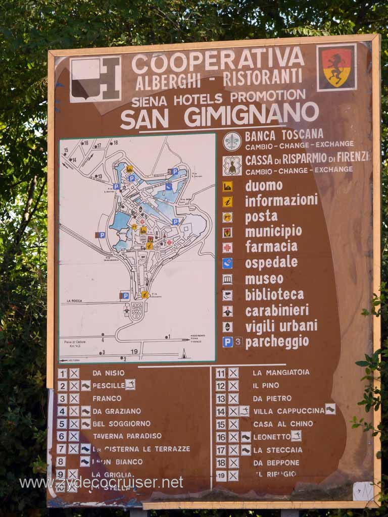 6393: Carnival Dream, Livorno - Beautiful Tuscany - San Gimignano