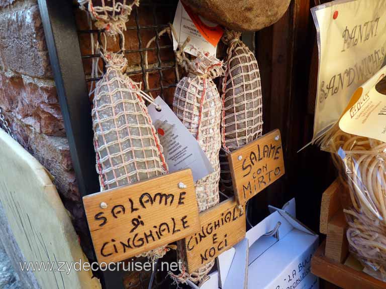 6495: Carnival Dream, Livorno - Beautiful Tuscany - San Gimignano - Salame