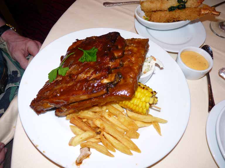 6760: Carnival Dream, Livorno - Barbecued St Louis Style Spare Ribs