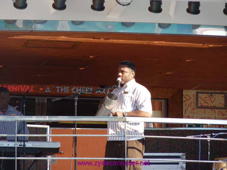 0104: Carnival Dream, Transatlantic Cruise - Sea Day 1 - Salsa Nights band