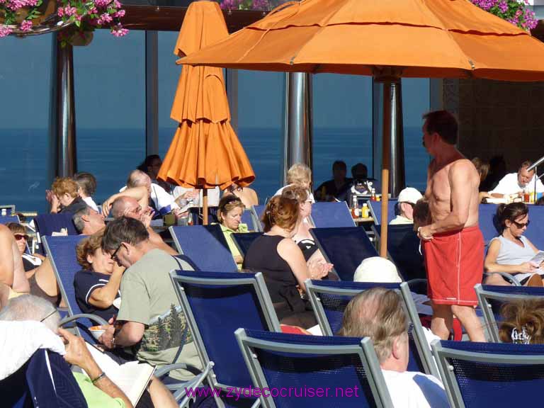 0107: Carnival Dream, Transatlantic Cruise - Sea Day 1 - Lido Deck