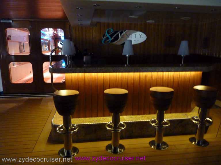 0442: Carnival Dream, Transatlantic Cruise, Barcelona - Carnival Dream at Night, Serenity