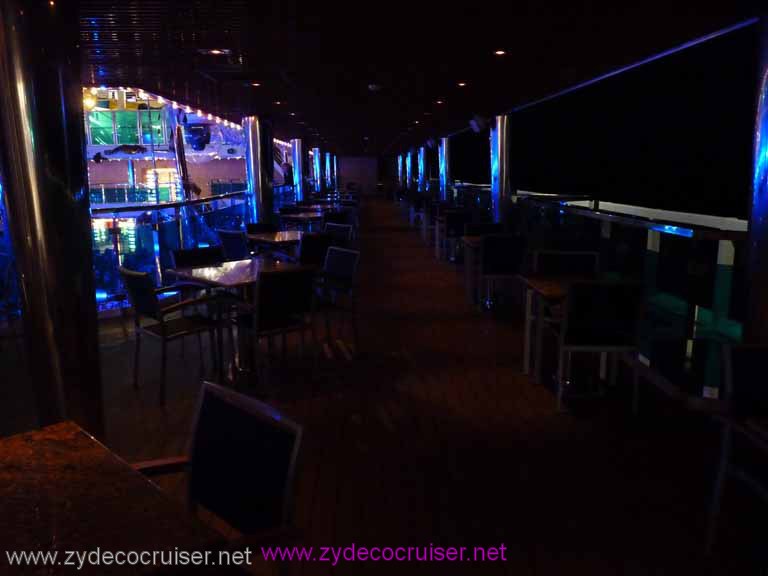 0467: Carnival Dream, Transatlantic Cruise, Barcelona - Carnival Dream at Night, Lido