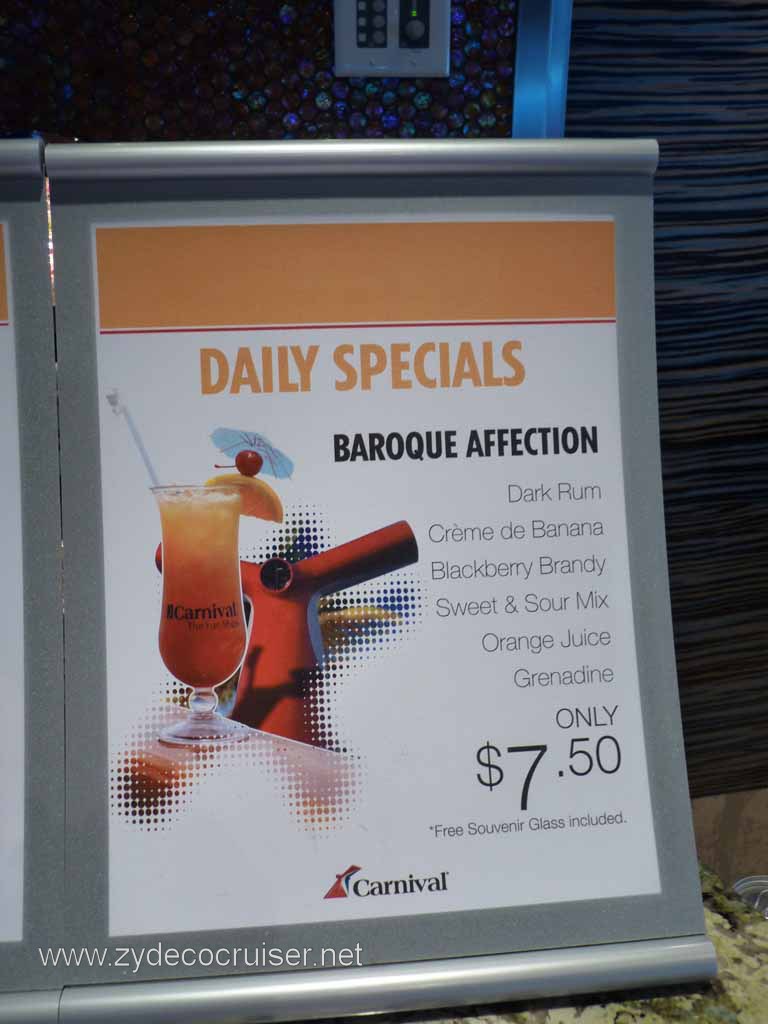 0796: Carnival Dream, Transatlantic, A Casino Special Drink ?