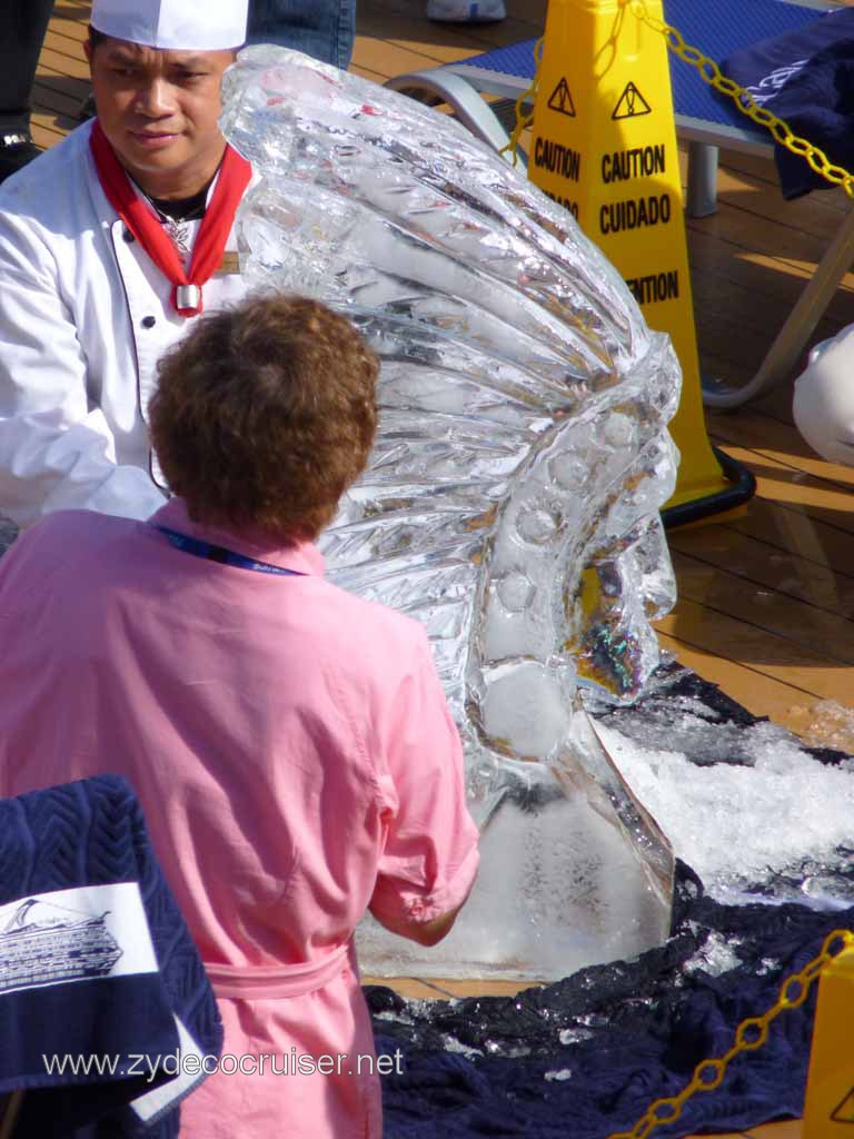 0808: Carnival Dream, Transatlantic, Ice Carving