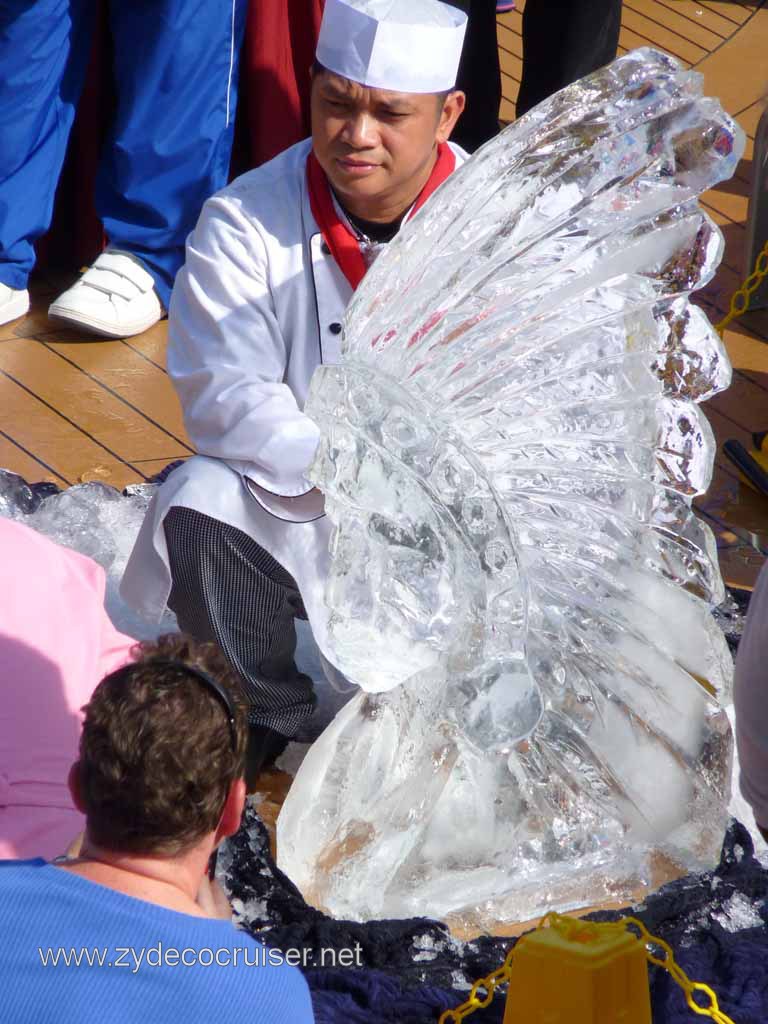 0809: Carnival Dream, Transatlantic, Ice Carving