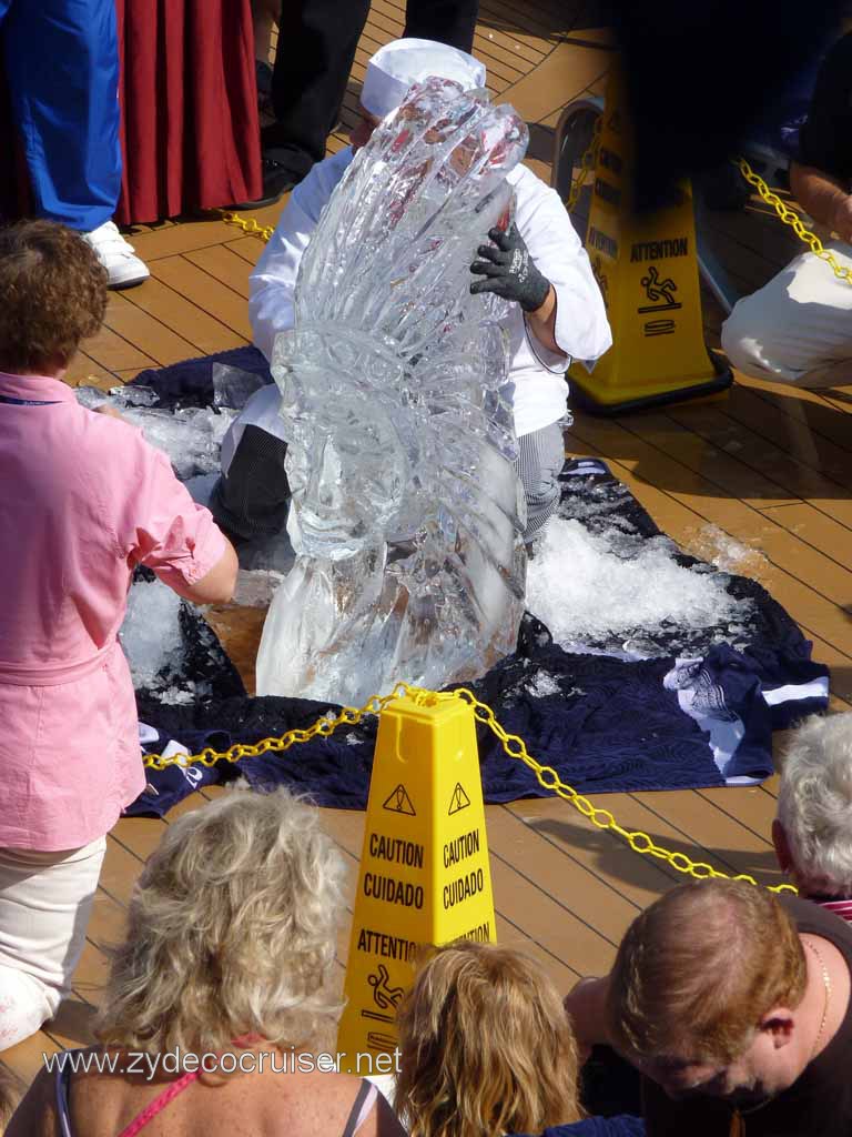 0811: Carnival Dream, Transatlantic, Ice Carving