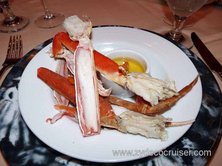 Carnival Dream - Steamed Alaskan Snow Crab Legs