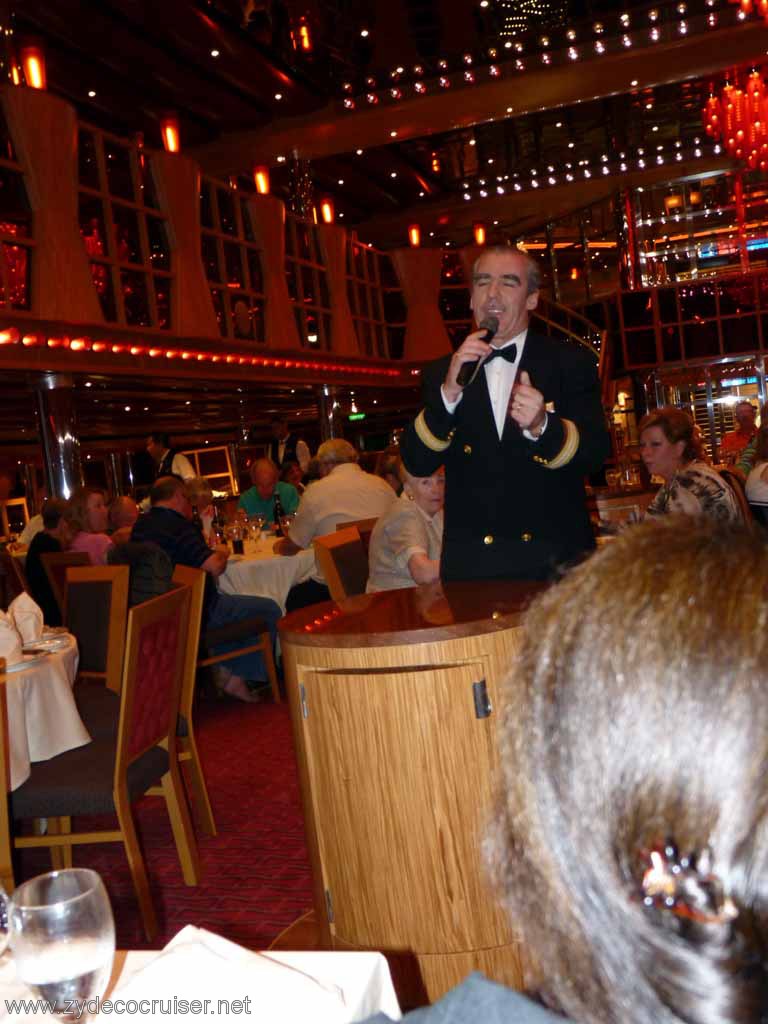 1716: Carnival Dream, Las Palmas, Canary Islands - MDR Dinner - Ken Byrne singing