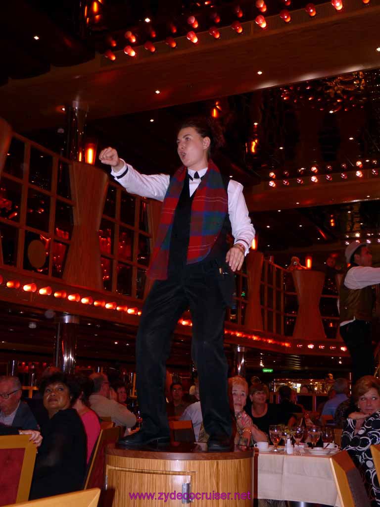 Carnival Dream - Carnival Dancer in the Scarlett Dining Room