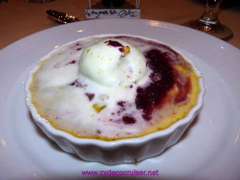 Carnival Dream - Pistachio and Almond Clafoutis