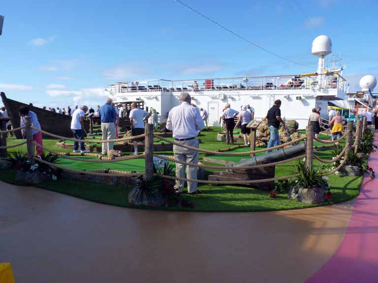 1830: Carnival Dream, Transatlantic Cruise, Mini Golf