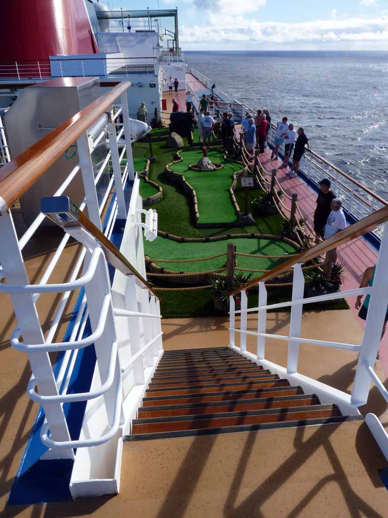 1835: Carnival Dream, Transatlantic Cruise, Mini Golf