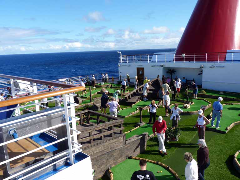 1839: Carnival Dream, Transatlantic Cruise, Mini Golf