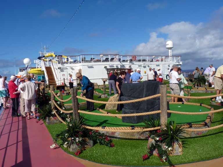 1840: Carnival Dream, Transatlantic Cruise, Mini Golf