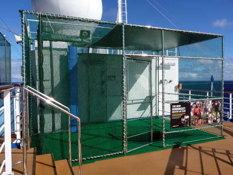 1842: Carnival Dream, Transatlantic Cruise, Golf Cage