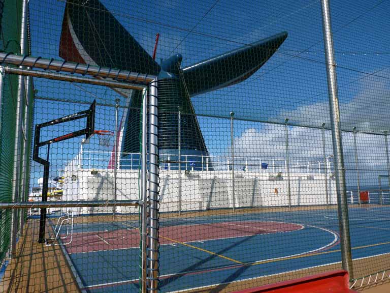 1843: Carnival Dream, Transatlantic Cruise, Dream Team Basketball Court