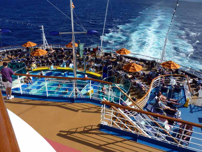 1851: Carnival Dream, Transatlantic Cruise, Sunset Pool