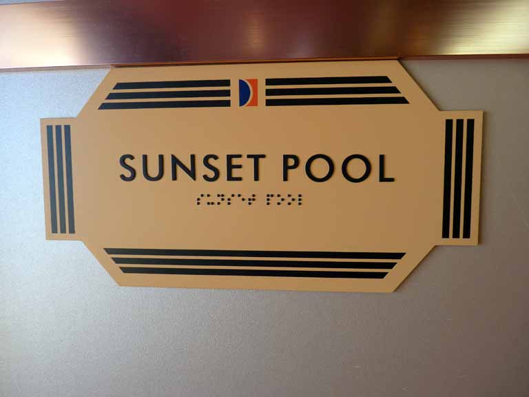 1854: Carnival Dream, Transatlantic Cruise, Sunset Pool