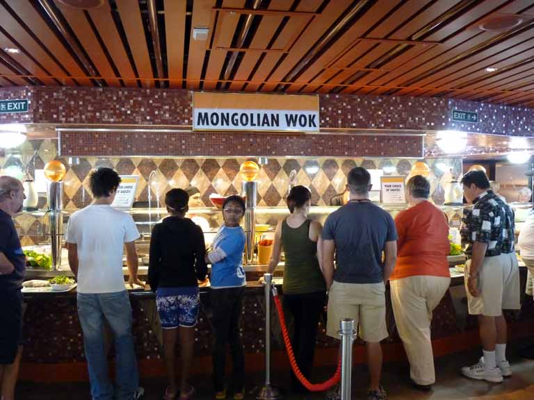 1875: Carnival Dream, Transatlantic Cruise, Mongolian Wok