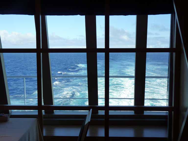 Carnival Dream - Aft View from Upper Scarlett