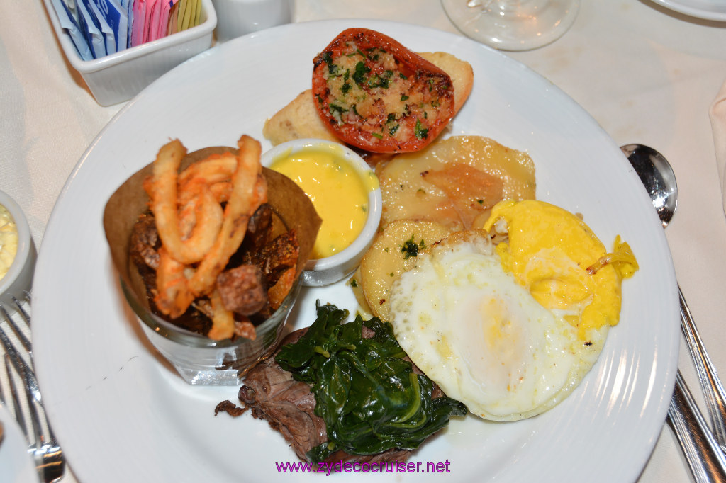 Carnival Dream, Seaday Brunch, Steak and Eggs, 