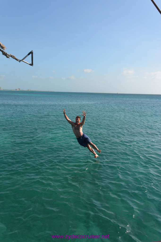 195: Carnival Dream Reposition Cruise, Aruba, Jolly Pirates, Afternoon Aruba Snorkeling, Rope Swing, 