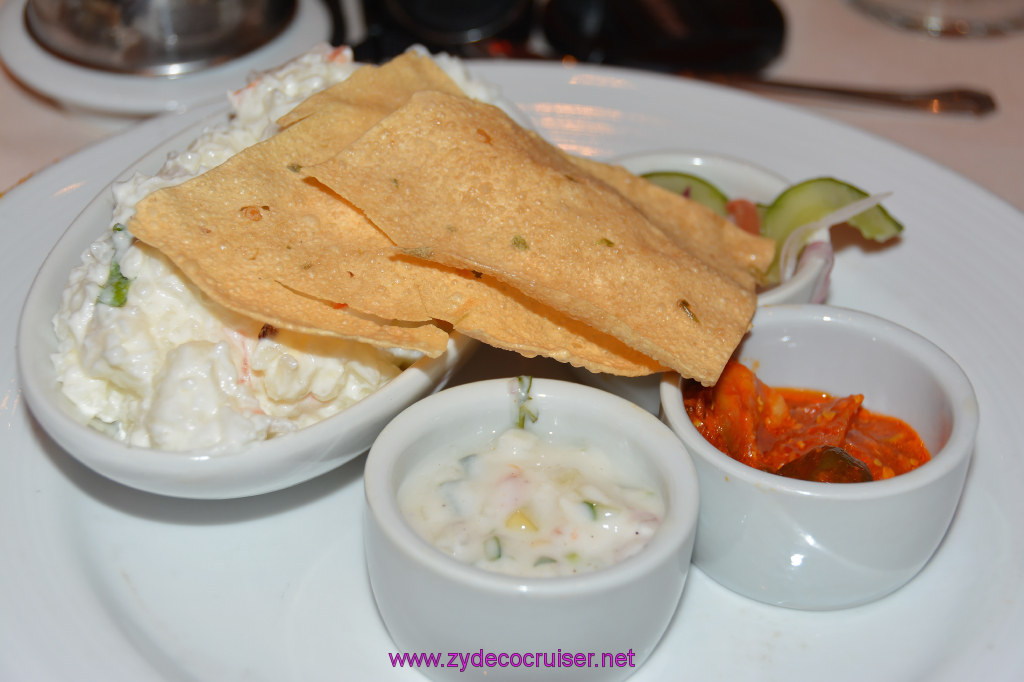 Carnival Dream, MDR Dinner 5, Indian Vegetarian, 