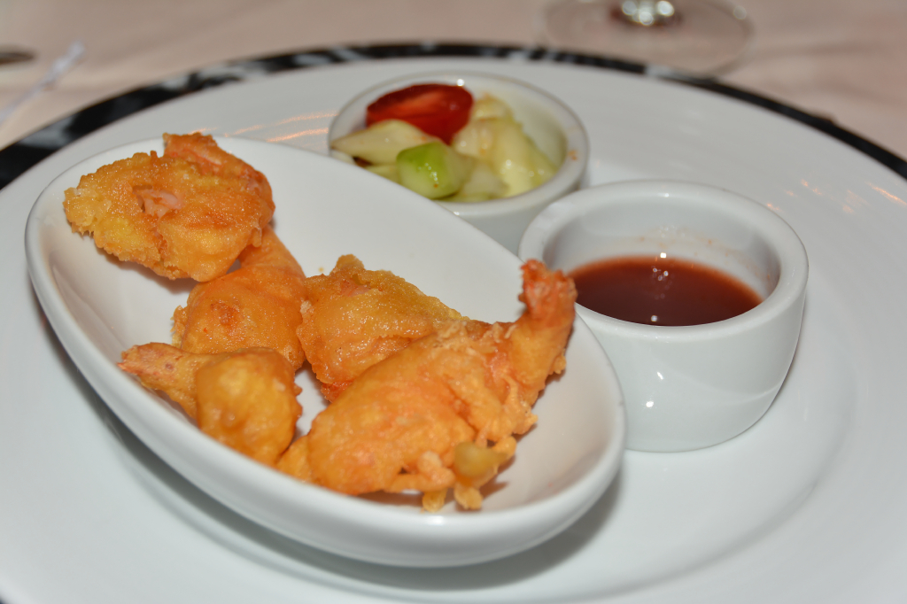 Carnival Dream, MDR Dinner 6, Fried Shrimp, 