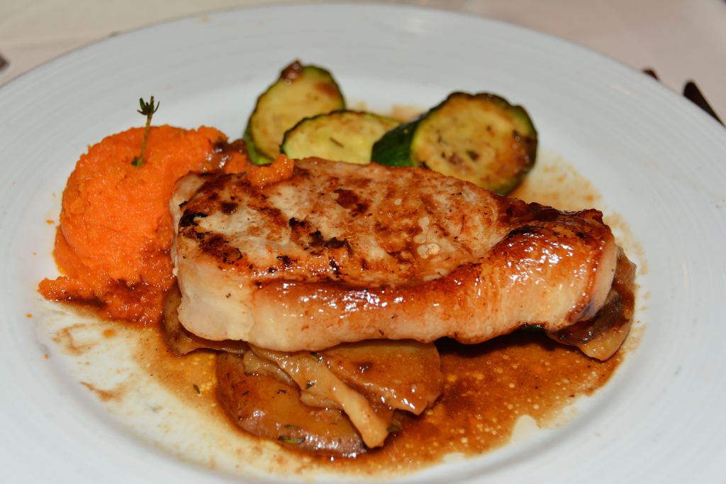 Carnival Dream, MDR Dinner 6, Grilled, Marinated Pork Steak, 