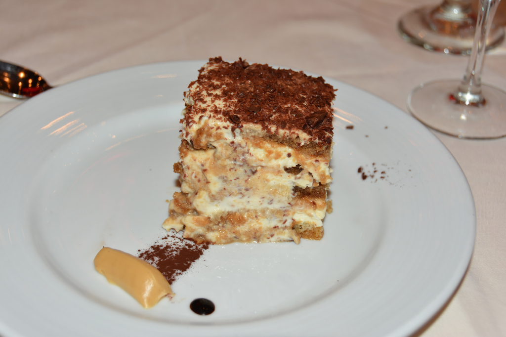 Carnival Dream, MDR Dinner 6, Tiramisu, 